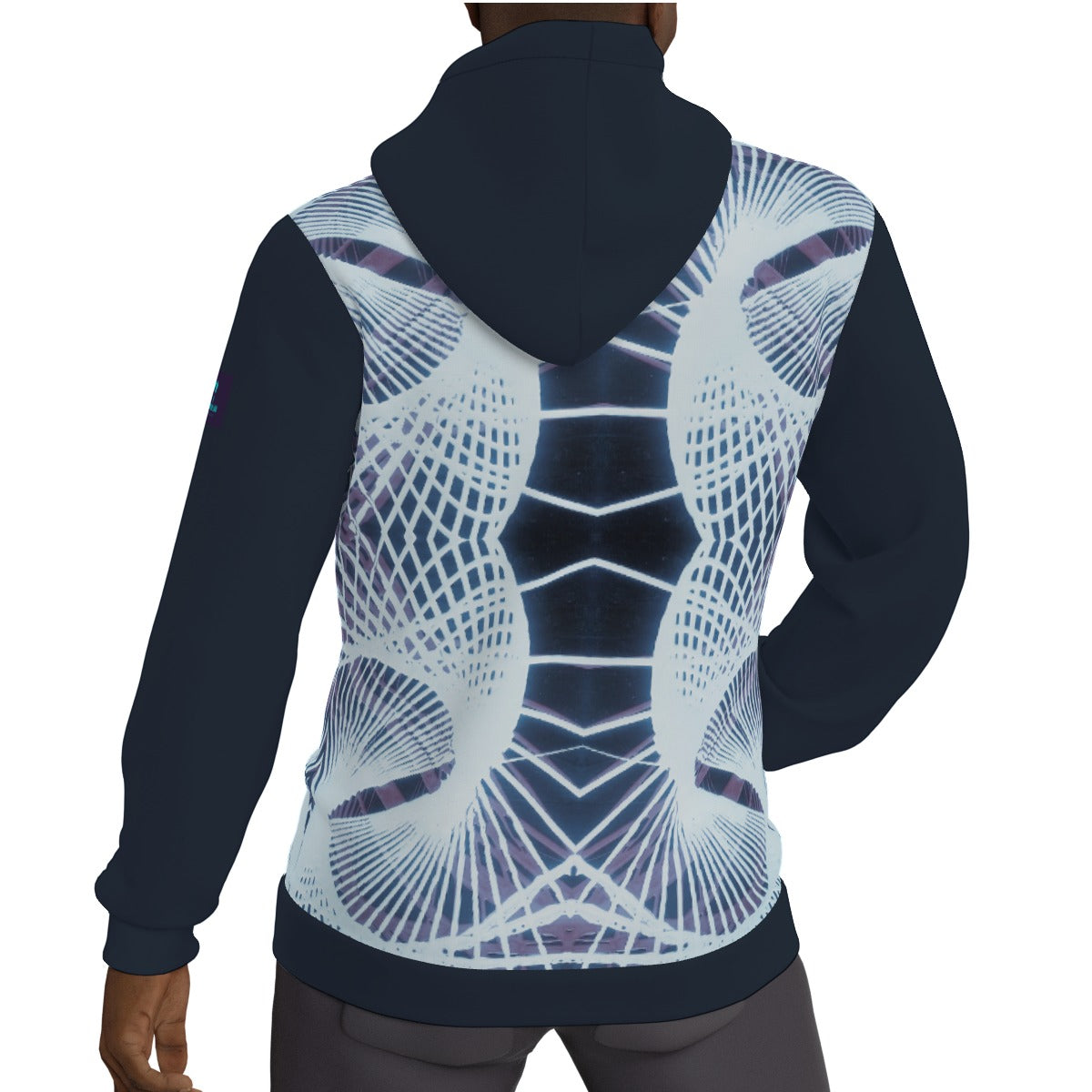 All-Over Print Men's Thicken Pullover Hoodie