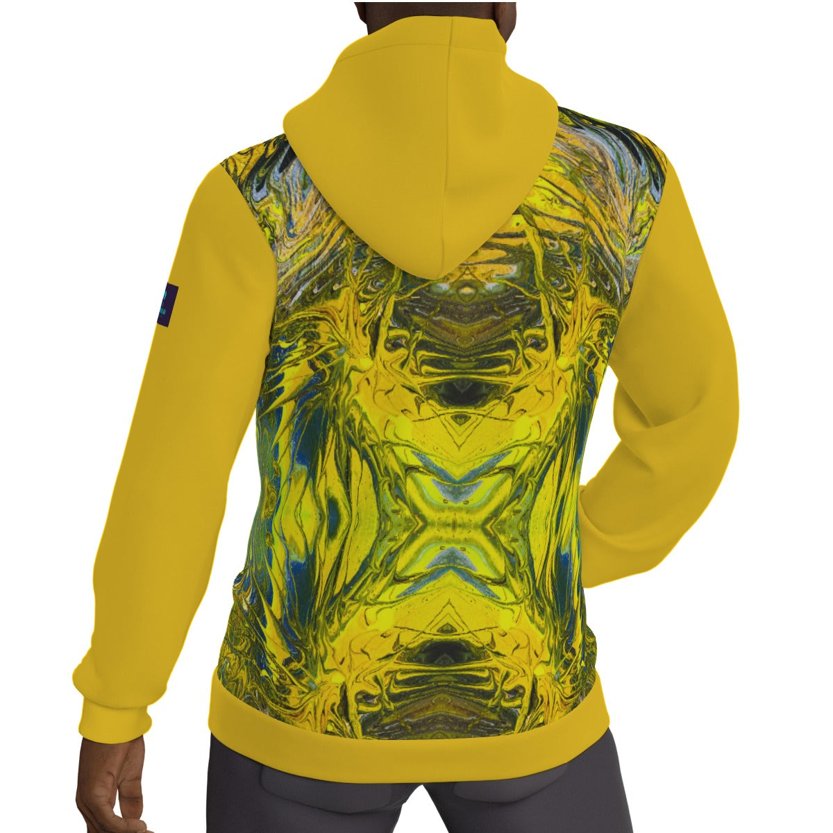 All-Over Print Men's Thicken Pullover Hoodie