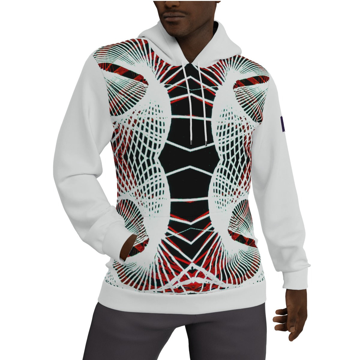 All-Over Print Men's Thicken Pullover Hoodie